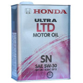 Масло моторное полусинтетическое 4л 5w30 SN Honda Ultra LTD-SN 08218-99974