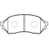 Колодки тормозные дисковые передн MAZDA: 323 F 98-04, PROTEGE 99-03 _ FORD: LAZER 99-01 <b>HSB HP5016</b>