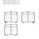 Колодки тормозные MAZDA 323,MX3 (89-98) передние (4шт.) <b>HSB HP5025</b>