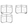 Колодки тормозные MAZDA 323,MX3 (89-98) передние (4шт.) <b>HSB HP5025</b>
