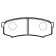 Колодки тормозные TOYOTA LAND CRUISER 80/90/100 90-09/MITSUBISHI PAJERO 07- задние к-т <b>HSB HP5037</b>