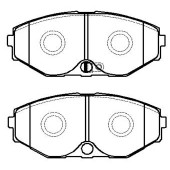 Колодки тормозные дисковые NISSAN: INFINITI: J30 91.2- <b>HSB HP5069</b>