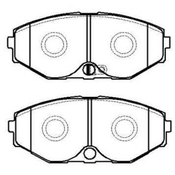 Колодки тормозные дисковые NISSAN: INFINITI: J30 91.2- <b>HSB HP5069</b>