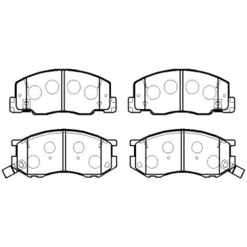 Колодки тормозные <b>HSB HP5082</b>