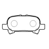 Колодки тормозные дисковые задн TOYOTA: CAMRY (USA) 01-05, AVALON 00-, SOLARA 01- <b>HSB HP5088</b>