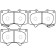 Колодки тормозные дисковые передн TOYOTA: LAND CRUISER (120) 02-  MITSUBISHI: PAJERO 06- <b>HSB HP5098</b>