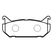 Колодки тормозные дисковые MAZDA: 626, MX-6 93- _ <b>HSB HP5125</b>