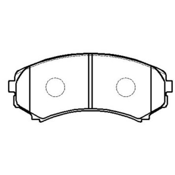 Колодки тормозные дисковые MITSUBISHI: PAJERO 97.8 <b>HSB HP5134</b>
