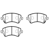 Колодки тормозные дисковые передн TOYOTA: COROLLA 01 -, COROLLA седан 02 -, COROLLA универсал 01 - <b>HSB HP5145</b>