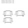 Колодки тормозные дисковые задн LEXUS: RX 03-  TOYOTA: HIGHLANDER 03-07 <b>HSB HP5165</b>