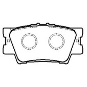 Колодки тормозные дисковые задн TOYOTA: CAMRY 06-, RAV 4 05- <b>HSB HP5178</b>