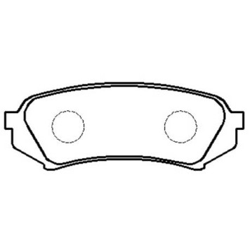 Колодки тормозные дисковые TOYOTA: LAND CRUISER (UZJ100) 98.1- _ LEXUS: LX470 (UZJ100) 98.1- <b>HSB HP5199</b>