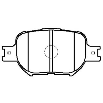 Колодки тормозные <b>HSB HP5201</b>