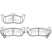 Колодки тормозные дисковые TOYOTA: ESTIMA 00-  Sienna 04- <b>HSB HP5208</b>