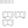 Колодки тормозные дисковые LEXUS: LX570  Toyota: Land Cruiser, Sequoia, Tundra <b>HSB HP5213</b>
