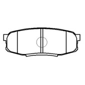Колодки тормозные дисковые LEXUS: LX570  Toyota: Land Cruiser, Sequoia, Tundra <b>HSB HP5214</b>