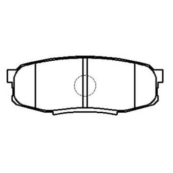 Колодки тормозные дисковые LEXUS: LX570  Toyota: Land Cruiser, Sequoia, Tundra <b>HSB HP5214</b>