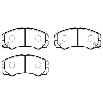 Колодки тормозные <b>HSB HP5218</b>