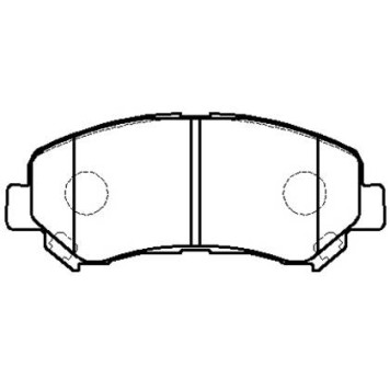 Колодки тормозные дисковые передн NISSAN: QASHQAI 07- <b>HSB HP5255</b>