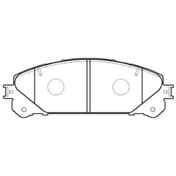Колодки тормозные дисковые передн LEXUS: RX 10-  TOYOTA: HIGHLANDER 08-, SIENNA 10- <b>HSB HP5264</b>