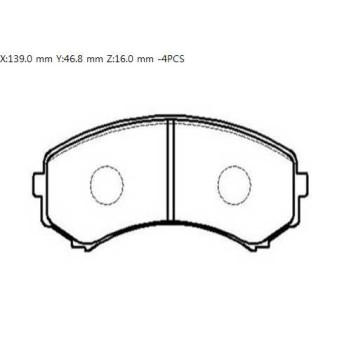 Колодки тормозные <b>HSB HP8264</b>-1