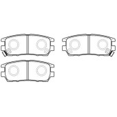 Колодки тормозные дисковые MITSUBISHI: PAJERO, MON <b>HSB HP8307</b>