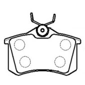Колодки тормозные AUDI/PEUGEOT/CITROEN A4/A6/A8/807/C9 задние к-т <b>HSB HP8343</b>