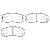 Колодки тормозные дисковые SUBARU LEGACY 90- (15 INCH), IMPREZA (GC8, GF8) 92.11- <b>HSB HP8431</b>