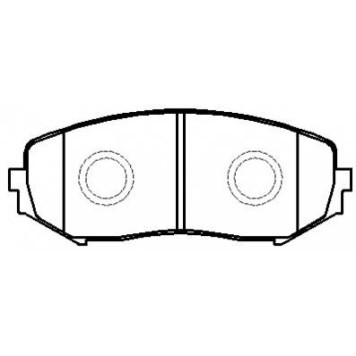 Колодки тормозные дисковые передн SUZUKI: GRAND VITARA 05- <b>HSB HP8447</b>