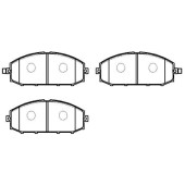 Колодки тормозные дисковые NISSAN SAFARI, PATROL <b>HSB HP9066</b>