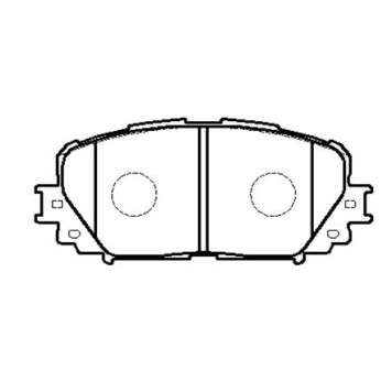 Колодки тормозные дисковые TOYOTA: VITZ <b>HSB HP9156</b>