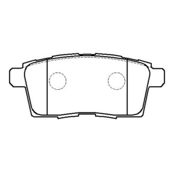 Колодки тормозные дисковые задн MAZDA: MPV, CX-7, CX-9  FORD: Edge <b>HSB HP9194</b>