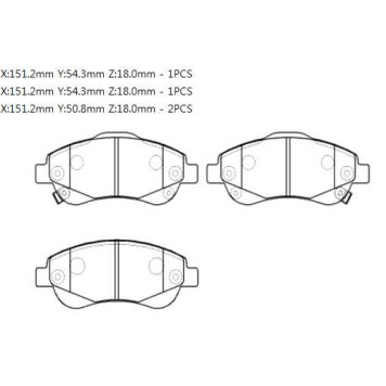 Колодки торм. ( №1 в корее) HONDA CR-V III -7 перед. к-т <b>HSB HP9247</b>-1