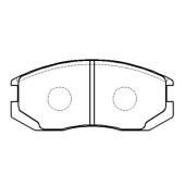 Колодки тормозные дисковые MITSUBISHI MIRAGE, LANCER <b>HSB HP9268</b>