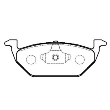 Колодки тормозные дисковые VW GOLF 4BORASKODA OCTAVIA передние к-т <b>HSB HP9409</b>
