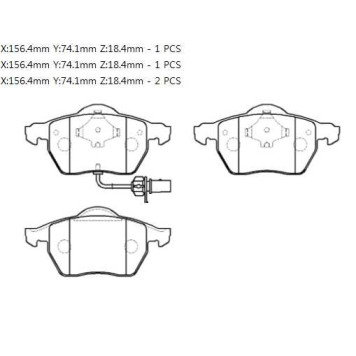 Колодки тормозные <b>HSB HP9482</b>-1