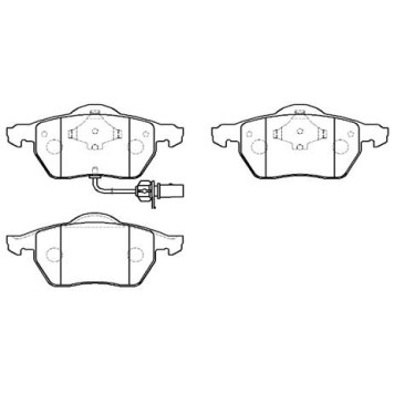 Колодки тормозные <b>HSB HP9482</b>