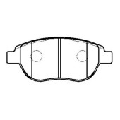 Колодки тормозные PEUGEOT 307 CITROEN Xsara (2.0 HDi) (02-) передние (4шт.) <b>HSB HP9602</b>