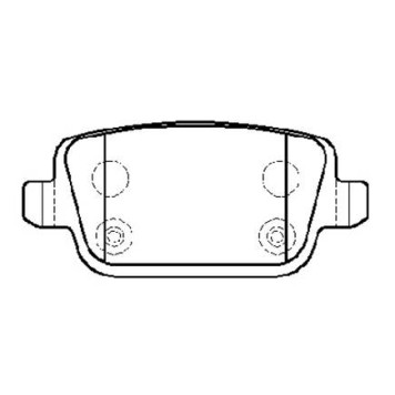 Колодки тормозные дисковые задн FORD: GALAXY 06-, MONDEO 06-, S-MAX 06-  LAND ROVER: FEELANDER 2 07-, подходит для VOLVO: S80 06-, V70 08- <b>HSB HP9971</b>