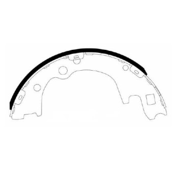 (58305-4FA01) колодки тормозные H100BONGO барабанные <b>HSB HS0015</b>