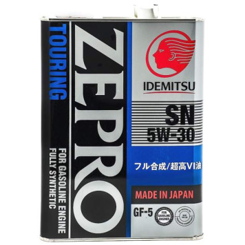 Масло моторное синтетическое 4л 5w30 SN Idemitsu Zepro Touring 1845-004