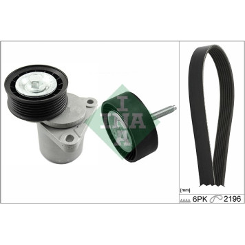 Комплект приводного ремня FORD MONDEO IV 2.0 07-15 <b>INA 529021910</b>