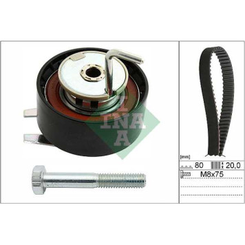 Комплект ремня насоса впрыска подходит для Land Rover DISCOVERY IV 3.0TD <b>INA 530069210</b>