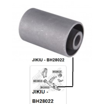 Сайлентблок рычага средний HONDA CIVIC 95-01, CR-V 95-01 <b>JIKIU BH28022</b>