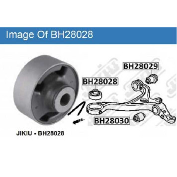 Сайлентблок рычага передний HONDA ACCORD 03-08 <b>JIKIU BH28028</b>