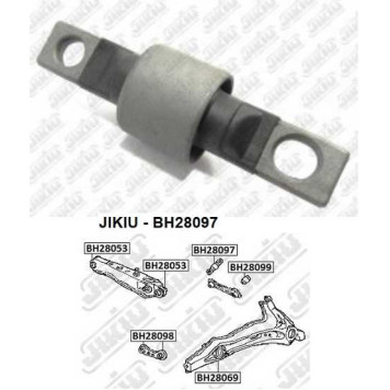 Сайлентблок задн подвески HONDA CIVIC 87-01, CR-V 95-01 <b>JIKIU BH28097</b>