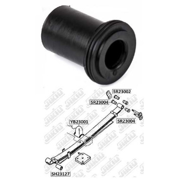 Втулка рессоры задняя HYUNDAI H100 04-10/06, H1 02-,MITSUBISHI PAJERO 90- <b>JIKIU SR23004</b>