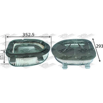 Фильтр воздушный <b>JS ASAKASHI A0500</b>