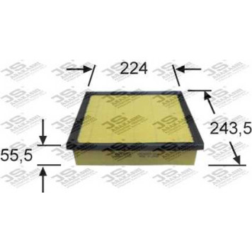 Фильтр воздушный <b>JS ASAKASHI A1519</b>