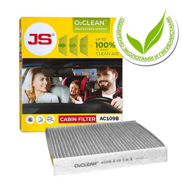 Фильтр салонный O2CLEAN FORD FOCUS 04-12 <b>JS ASAKASHI AC0109B</b>-2